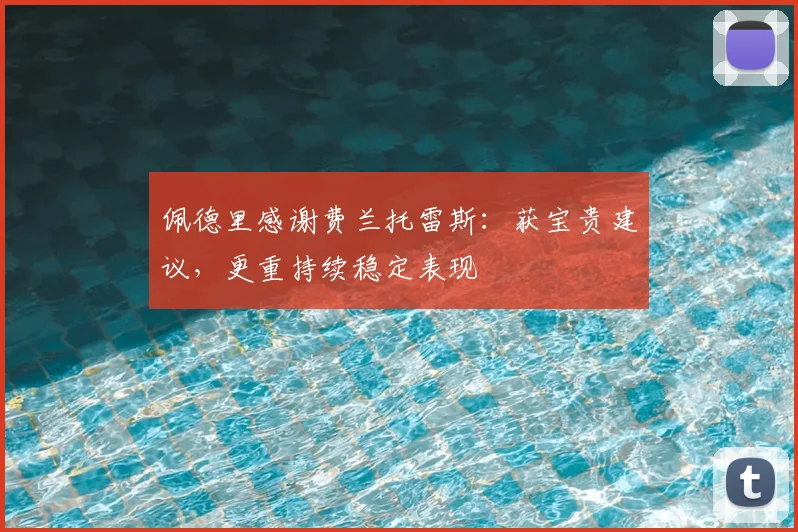 佩德里感谢费兰托雷斯:获宝贵建议,更重持续稳定表现