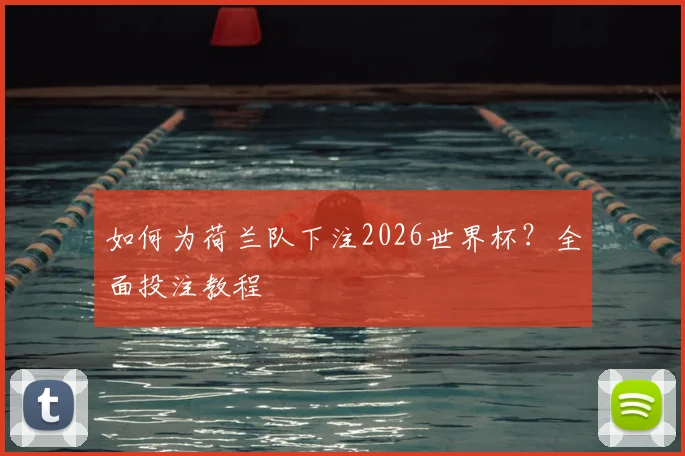 如何为荷兰队下注2026世界杯？全面投注教程